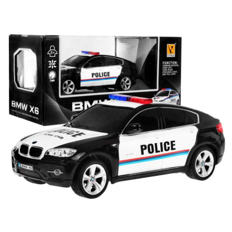 mamido  Policajné autíčko na diaľkové ovládanie R / C BMW X6 1:24