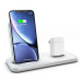 ZENS STAND+DOCK ALUMINIUM WIRELESS CHARGER - WHITE ZEDC06W