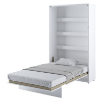Sconto Jednolôžková sklápacia posteľ BED CONCEPT 1 biela/vysoký lesk, 120x200 cm