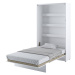 Sconto Jednolôžková sklápacia posteľ BED CONCEPT 1 biela/vysoký lesk, 120x200 cm