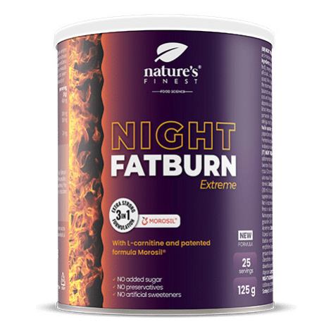 Night FatBurn Extreme | Nočný spaľovač tukov | Chudnite počas spánku | Zmenšite pás | Prírodný |