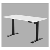Sconto Písací stôl NESTOR biela/čierna