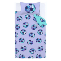 Detská obliečka na jednolôžko 135x200 cm Tie Dye Football – Catherine Lansfield