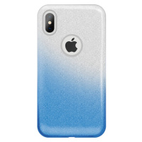 Apple iPhone XS Max, TPU silikónové puzdro, Shining, Forcell Shining, modrá/strieborná