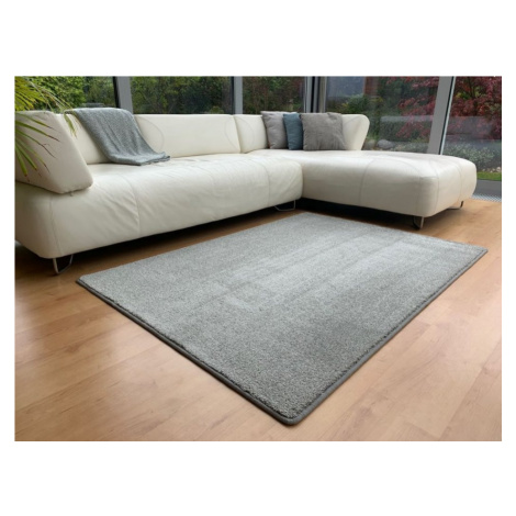 Kusový koberec Udine šedý - 60x110 cm Vopi koberce