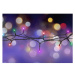 DELTACO LGT-106 NORDIC HOME, Vianočné osvetlenie reťaz, 3m, IP44, RGB, časovač