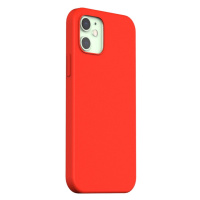 Silikónové puzdro na Apple iPhone 12 mini ARAREE Typoskin červené