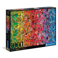 Puzzle - Farebná koláž - 1000 ks