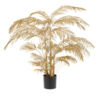 Emerald Umelý strom palma areca 145 cm zlatý