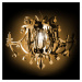 Slamp Ginetta – dizajnérska závesná lampa, zlatá