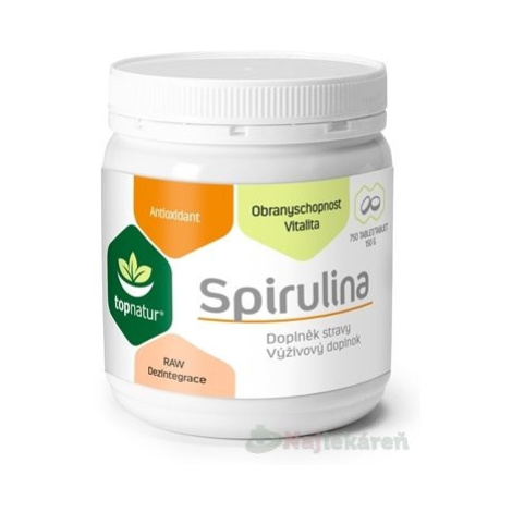 Topnatur Spirulina 750 tabliet