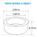 Mspa | Vírivý bazén MSPA Rimba U-RB061 | 11400252
