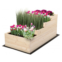 Poschodový záhon ZP07 60x120 cm - borovica Výška: 36 cm