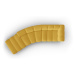 Žltá rohová pohovka (ľavý roh) Lupine – Micadoni Home