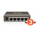 Tenda TEG1005D 5-Port Gigabit Ethernet Switch, 10/100/1000Mbps, Kov, Fanless