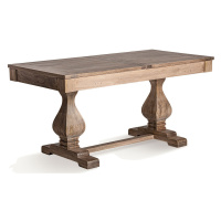 Estila Luxusný masívny jedálenský rozťahovací stôl Liny v koloniálnom štýle z mangového dreva v 