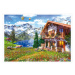 Puzzle Chalet in the Alps Educa 4000 dielov a Fix lepidlo