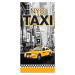 Magická osuška Taxi 70x140 cm