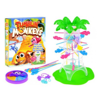 Hra padajúce farebné opičky