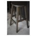 Tmavohnedé barové stoličky z dubového dreva v súprave 2 ks (výška sedadla 65 cm) Austin – Rowico