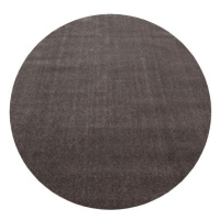 Kusový koberec Ata 7000 mocca kruh - 120x120 (průměr) kruh cm Ayyildiz koberce