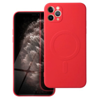 Silikónové puzdro na Apple iPhone 11 Pro Silicone Mag Cover červené