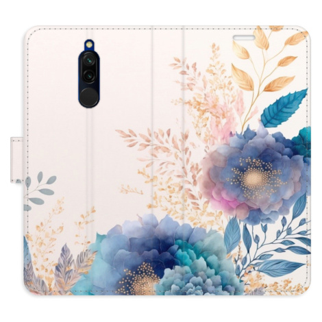 Flipové puzdro iSaprio - Ornamental Flowers 03 - Xiaomi Redmi 8