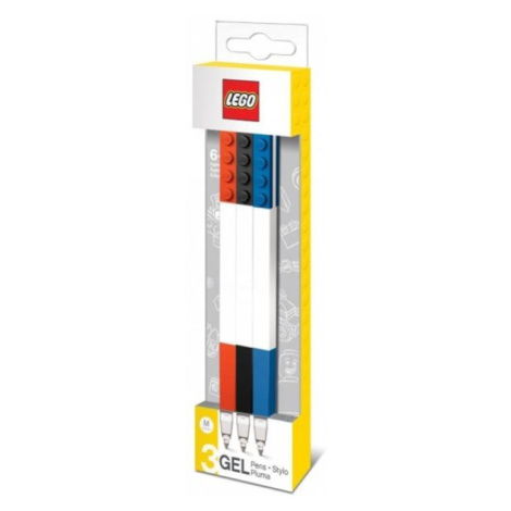 LEGO® Stationery Gelové perá, mix farieb - 3 ks