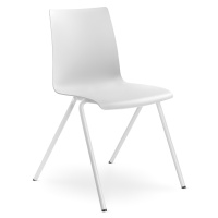 LD SEATING Konferenčná stolička EVO 010-N0 biela podnož