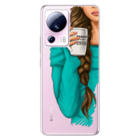 Odolné silikónové puzdro iSaprio - My Coffe and Brunette Girl - Xiaomi 13 Lite
