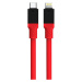 Tactical Fat Man Kábel USB-C / Lightning 1m, Červený