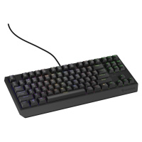 Genesis herná klávesnica THOR 230/TKL/RGB/Outemu Brown/Drôtová USB/US layout/Čierna