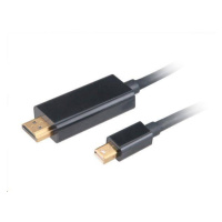 Aktívny kábel AKASA 4K Mini DisplayPort na HDMI, adaptér, 1.8m