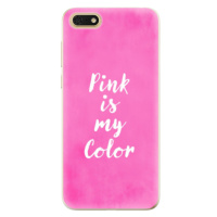 Odolné silikónové puzdro iSaprio - Pink is my color - Huawei Honor 7S