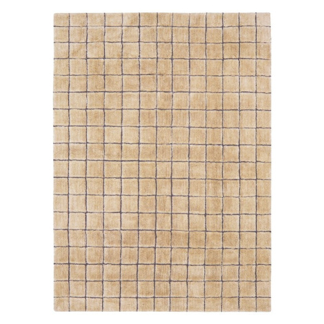 Ručne tkaný vlnený koberec jantárový 230x300 cm Mosaic Amber – Lorena Canals