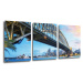 Impresi Obraz Osvietený most - 150 x 70 cm (3 dielny)