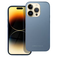 Roar Matte Glass Kryt pre iPhone 14 Pro, Modrý