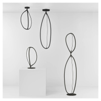 Artemide Arrival stropné svietidlo, App, čierna, 130 cm