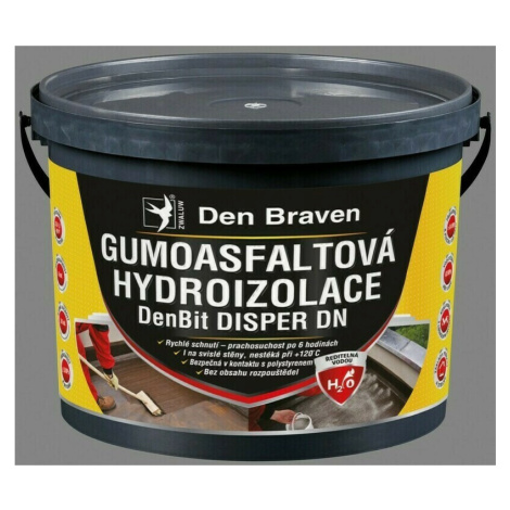 Hydroizolácia gumoasfaltová Den Braven DenBit Disper DN 5 kg