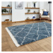 Modrý behúň 60x230 cm Boho – Think Rugs