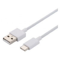 Nabíjací a dátový kábel USB, USB Type-C, 100 cm, Xiaomi, biely, továrenský