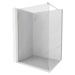 MEXEN/S - Kioto Sprchová zástena WALK-IN 80 x 200, transparent 8 mm, nikel kartáčovaná 800-080-1