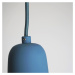 Modré závesné svietidlo SULION Isa, výška 150 cm