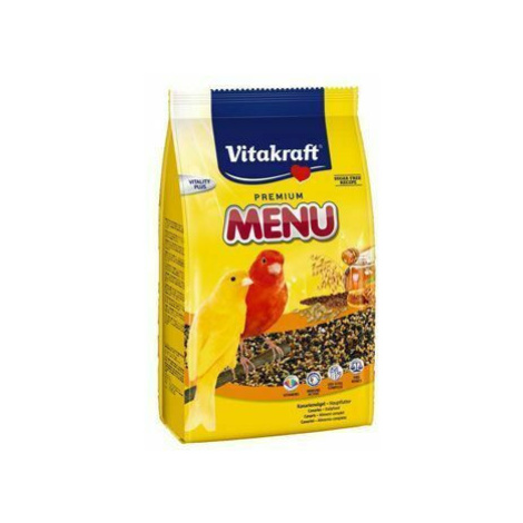 Vitakraft Krmivo pre vtáky. Menu vital med kanárik 500g