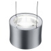 BANKAMP Impulse LED závesné svietidlo 1-pl. nikel