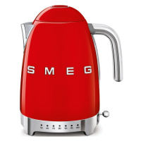 Červená rýchlovarná kanvica z nehrdzavejúcej ocele 1,7 l Retro Style – SMEG