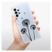 Odolné silikónové puzdro iSaprio - Three Dandelions - black - Samsung Galaxy A23 / A23 5G