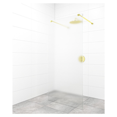 Sprchová zástena Walk-in 110 cm SAT vo farbe profilu zlatá SATBWI110MSZAVZ