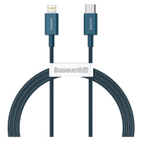 Nabíjací a dátový kábel USB Type-C, Lightning, 100 cm, 20 W, proti otrasom, rýchle nabíjanie, PD