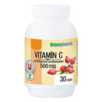 Edenpharma Vitamín C 500 mg s postupným uvoľňovaním so šípkovým extraktom 30 tbl